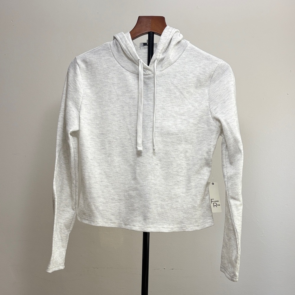 Long sleeve hooded top
